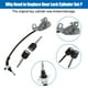 thumbnail image 4 of Cilindro de cerradura de puerta del lado izquierdo del conductor con cable con 2 llaves para Honda Fit 2009-2013 No.72185TF0G01 - Paquete de 3, 4 of 6