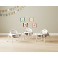 thumbnail image 3 of Foundations Secure Sitter 7" 3 Pack Feeding Chairs with Removable Tray, Easy to Clean, Stackable Feeding Chairs, 3 of 6