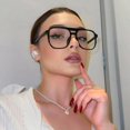thumbnail image 2 of Square Frame Glasses Retro Marine Lenses Pilot, 2 of 9
