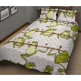 thumbnail image 2 of Juego de cama edredón con estampado de ranas borrachas, 2 of 5