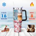 thumbnail image 4 of Love Heart 40oz Stainless Steel Vacuum Insulated Tumbler with Lid and Straw Gifts for Mom Friend Sister Grandma, 4 of 7