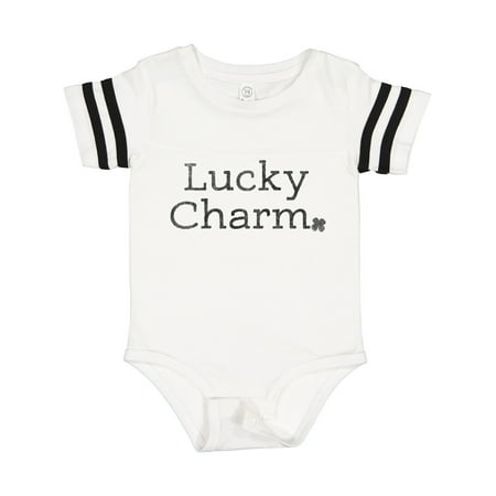 

Inktastic Lucky Charm with 4 Leaf Clover Gift Baby Boy or Baby Girl Bodysuit