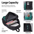 thumbnail image 4 of Balery Underwater Swimming Duck Mochila escolar 3 en 1 para niños: mochila resistente con lonchera térmica y estuche para lápices. Mochila escolar para niños y niñas., 4 of 7