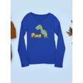 thumbnail image 3 of Dino And Text Long Sleeve Toddler -Image by Shutterstock,  3 Toddler, 3 of 4