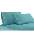 thumbnail image 4 of Bassano 1800 Series Embossed Deep Pocket Sheet Set - Super Soft & Wrinkle Free - Luxurious Bed Sheets Set (Full, Aqua), 4 of 4