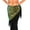 Light Green, variant on Belly Dance Skirt for Women Hip Scarf with Tassel Latin Dance Skirt Sparkly Sequin Fringe Skirts