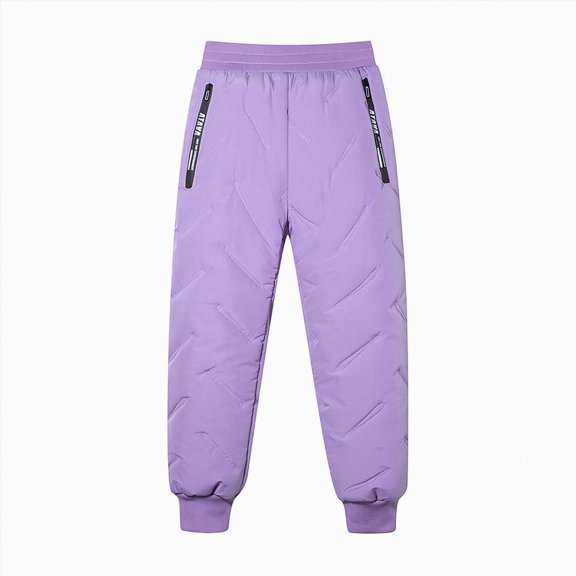 NOLDARES Boys Sweatpants - Soft Boys Joggers Athletic Pants with Elastic Waist & Pockets(Purple,3-4 Years)