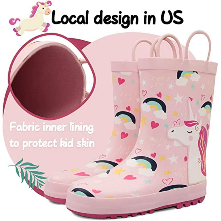 Walmart unicorn deals rain boots