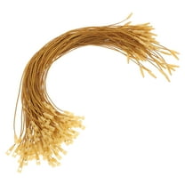 NICEXMAS 100Pcs Ornament String Cord With No-knot Quick-insert In Golden For Holiday Decorations