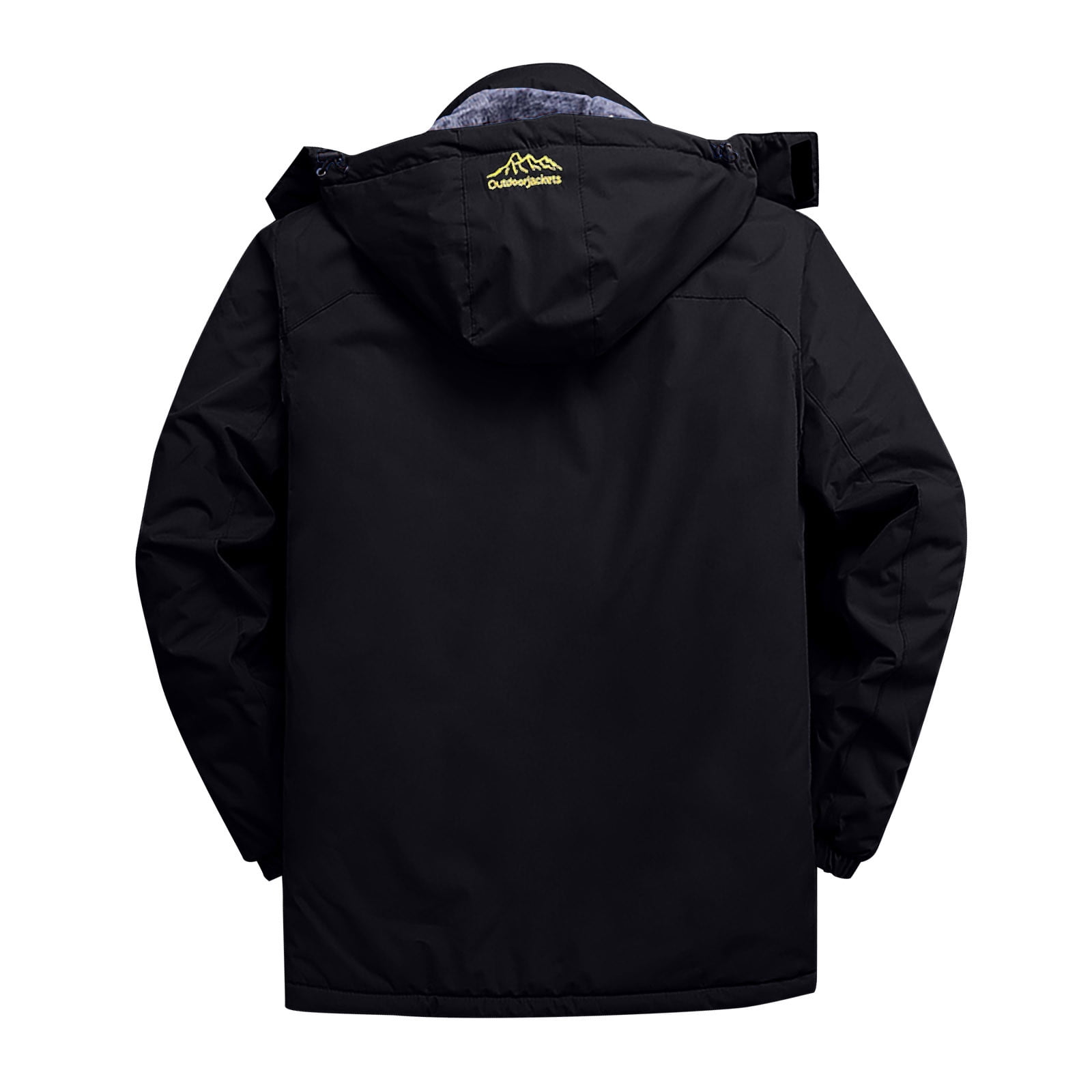 Miluxas Women's Winter Coats 3-IN-1 Snow Ski Jacket Water Resistant Windproof Fleece Winter Jacket Parka Black 18(XXL)