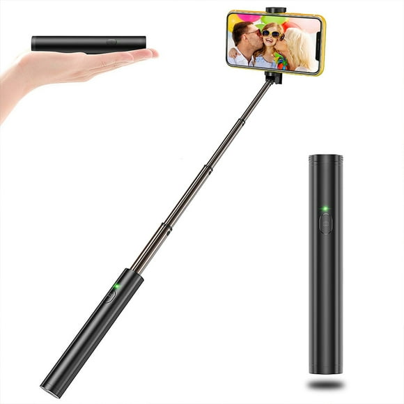Selfie Stick Bluetooth, Lightweight Aluminum Selfie Stick, All In One Extendable Selfie Sticks, Compact Design, for Most Phone Models