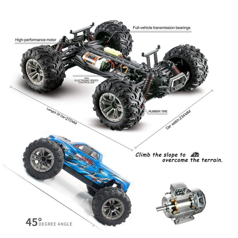 Oture High Speed 36km h 4WD 2.4Ghz Remote Control Truck 9130 1 16 Scale Radio Conrtolled Off Road RC Car Electronic Monster Truck R C RTR Hobby