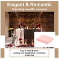 thumbnail image 3 of Uxcell 29.5'' x 20 ft Wedding Arch Draping Fabric Chiffon Sheer Drapery with Ribbons for Fixing Light Pink, 3 of 6