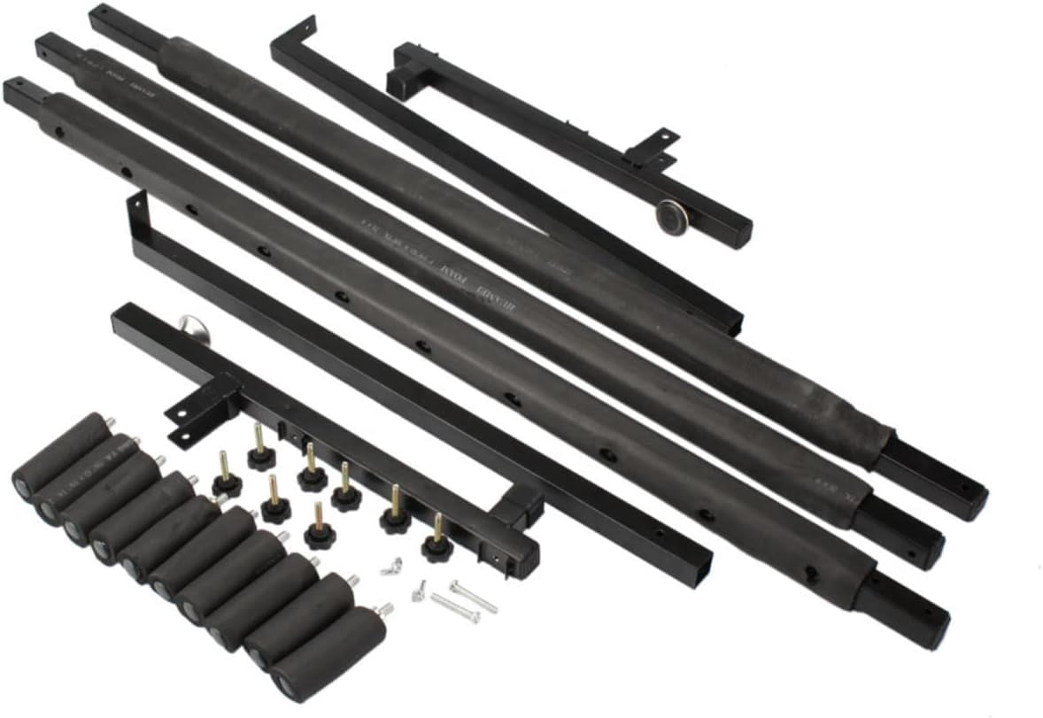 Rack type 3/5/7/9 square guitar brackets black Triple Folding Multiple Guitar Holder Rack Stand，Guitar Stand Storage (9 Bracket)
