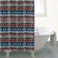 thumbnail image 4 of Multicolor Christmas Reindeer Pattern Shower Curtain 72"x84" ,Bathroom Decorative Shower Curtains Set with 12 Hooks,Modern Waterproof Washable Shower Curtain, 4 of 6