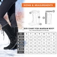thumbnail image 7 of Comfy Moda Women's Waterproof Tall Winter Snow Boots Warsaw, Black, Size 7, 7 of 7