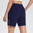 thumbnail image 4 of BALEAF Women's 7" Running Shorts Quick Dry Athletic Long Workout Shorts Unlined Navy XS, 4 of 8