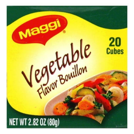 Veggie Stock - Maggi Veggie Bouillon Cube, 2.82 OZ (Pack of 12)