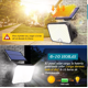 thumbnail image 5 of Lámpara Solar Exterior Pared Con Sensor 288led 3modos+remoto Alta luminosidad-A, 5 of 5