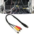 thumbnail image 3 of Cable De Adaptador De Video, Enchufe Y Reproducir Rojo Amarillo Sin Flexión De Curvas Resistente A Rasguño S Video 4 Pin Macho A 3RCA Cable Femenino Para TV, 3 of 7