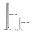 thumbnail image 2 of SOPOTUTU 1Set Invisible Security Screws Silver Double Head Wood Baseboard Fasteners for DIY Use, 2 of 8