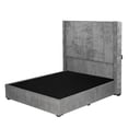 thumbnail image 2 of Cabecera King Size Nizza + Base Cama Storm Gris Oscuro, 2 of 8