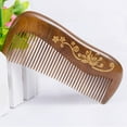 thumbnail image 5 of WANDCO Wooden Hair Comb - Fine Tooth Wood Comb for Women - No Static Natural Detangling Sandalwood Comb, 5 of 5