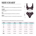 thumbnail image 4 of Kdxio Poodle Dog Print Women's 2 Piece High Waisted Wrap Spaghetti Strap Summer Swimsuit Bikini Set-X-Large, 4 of 7