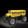 thumbnail image 4 of SUGARMOM [Top-Rated] 1pc Alloy Monster Truck School Bus Toy - Pull-Back Action  Big Wheels  Durable Plastic - Perfect for Halloween & Christmas Gifts, 4 of 7