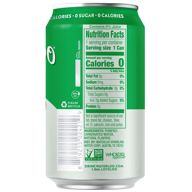 Waterloo Sparkling Water Melon Medley, 12 fl oz Cans, 12 Pack photo 8