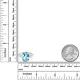 thumbnail image 6 of Gem Stone King 925 Sterling Silver Sky Blue Topaz and White Moissanite 3 Stone Women Ring (8.00 Cttw, Gemstone Birthstone, Available in Size 5, 6, 7, 8, 9), 6 of 6