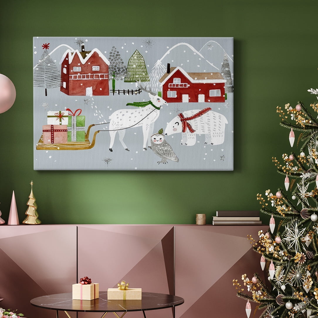 Stars and Snowflakes Collection A- Gallery Wrapped Canvas