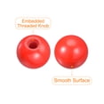 thumbnail image 4 of Unique Bargains Threaded Ball Knobs, 1.37Inch Dia M10 Female Thread Thermoset Round Ball Handles, Red 6 Pack, 4 of 5