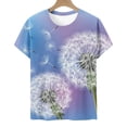 thumbnail image 4 of Camisas Awdenio para mujer, liquidación, blusas de moda para tallas pequeñas, estampadas, mangas 3/4, cuello redondo, blusas casuales, ofertas, 4 of 6