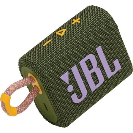 JBL Go 3 Portable Waterproof Wireless IP67 Dustproof Outdoor Bluetooth Speaker (Green)