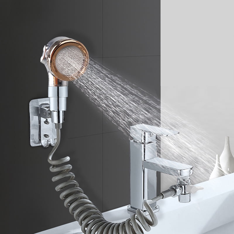 Faucet Shower Head Spray Drains Strainer Hose Sink Washing Hair Wash Shower US 