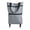 Color:Gray, variant on Foldable Rolling Shopping Bag with Wheels for Grocery Trip and Errands