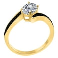 thumbnail image 4 of AoneJewelry 1.00 Carat Black and Oval Shape Diamond Ring In 14K White , Rose & Yellow Gold, 4 of 5