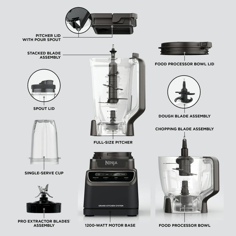 Ninja Grand Kitchen System 72-Oz Blender, 4 Presets, Smoothie