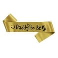 thumbnail image 1 of Cateissary Faja de satén fácil de limpiar, decoración atractiva, equipo de fiesta de boda, regalo suave de llevar Kits de decoración para fiestas Oro negro, tipo 9 30 pulgadas, 1 of 6