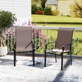 thumbnail image 2 of Costway Patio Dining Chair Set of 4 High Backrest Dining Furniture with Wide Seat, 2 of 7