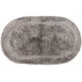 thumbnail image 1 of LOHAS Home Oval Bathroom Rug, 40x24 inches, Microfiber Bath Mat, Light Grey, 1 of 6
