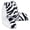 Zebra, variant on Extra Large Animal Print Assembly Needed Backrest Reading Bed Rest Pillow with Arms and Pockets for Sitting in Bed Couch Sofa, Removable Cover and Filling Seprated Set, 28" x 30" x 17", Leopard