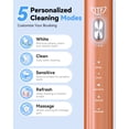 thumbnail image 3 of JTF Sonic Electric Toothbrush with UV & Drying: 5 Customized Modes for Effective Yet Gentle Cleaning –with 8 Brush Heads, Rinse Cup, Wireless Charging Base, Rechargeable for Daily Care, Home & Travel, 3 of 10