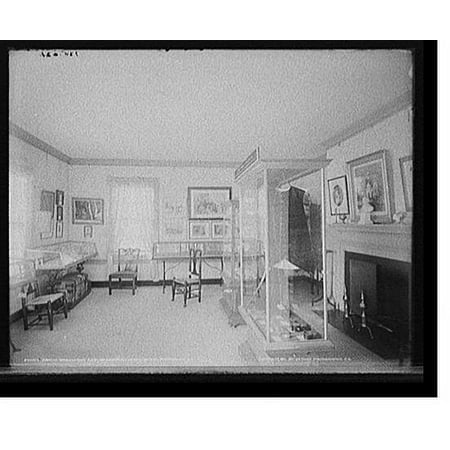 Historic Print, Martha Washington's room, Washington's headquarters [i.e. Ford Mansion], Morristown, N.J., 18" x 24"