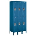 thumbnail image 2 of 12" Wide Double Tier Standard Metal Locker - 3 Wide - 6 Feet High - 18 Inches Deep - Tan - Unassembled, 2 of 3