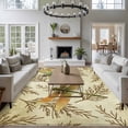 thumbnail image 3 of Vintage Dragonfly Area Rugs 6'x9', Washable Small Throw Rugs for Kitchen Dining room, Vintage Brown Tree Branch Indoor Outdoor Rug Non-Slip Low Pile Carpet Runner Reversible Floor Mats, 3 of 8