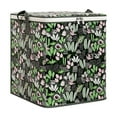 thumbnail image 2 of RBCKVXZ Clothes Storage Bag with Reinforced Handles, Foldable Thick Fabric Blanket Storage Bags with Double Zipper, Storage Containers for Organizing Bedroom, Closet, Clothing, Comforter, Green, 2 of 7