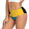 thumbnail image 5 of Flag Of The Bahamas Bikini Panties Stretch Cool 3D printed Underwear for Women Medium, 5 of 6