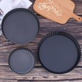 thumbnail image 2 of Baking Mold 6/8/9 Non-stick Carbon Steel  Bottom Baking Tray Pizza Pie Plate Cake Mold, 2 of 3